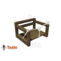 Серия ТО1 модель 1 – сидение качели деревянное на канатах (для частных владений)