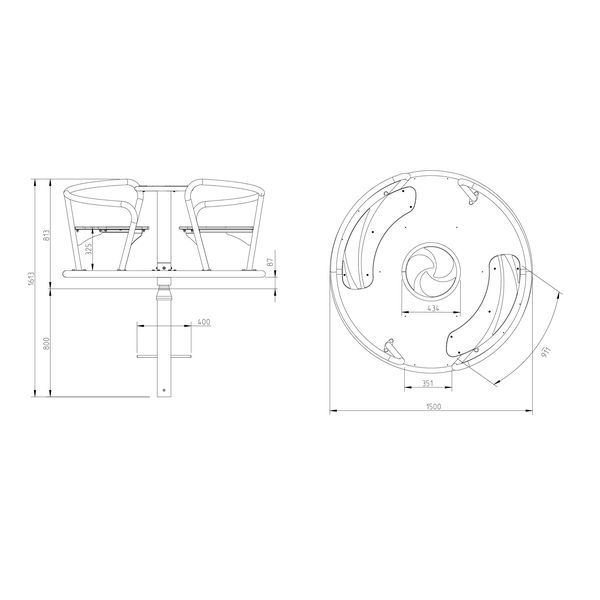 Серия kbt карусель «Viento»