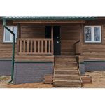 Лестница из древесины сибиркой лиственницы