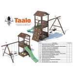 Серия А2 модель 2, детская игровая – спортивная конструкция