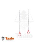 Серия TS1 модель 2 – кольца гимнастические с трапецией на канатах (для частных владений)