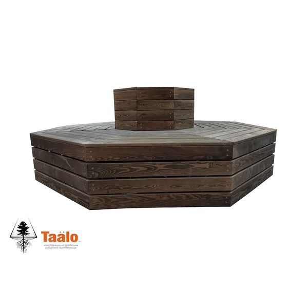 Серия Q модель 2 – скамья вокруг дерева