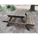 Серия Q модель 1 – столик с лавочками 2000х1500х850мм.