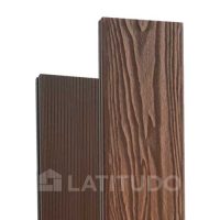 Террасная доска Terrapol Smart 3D 130х22х4000 Дуб Севилья Полнотелая