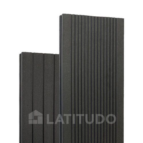 Террасная доска Terrapol Классик 147х24х4000 Черное дерево Полнотелая