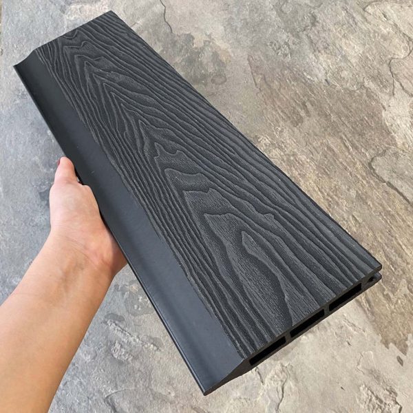 Заборная панель шип-паз EasyDecking Wood-X 146х20х3010 Черное дерево 3D