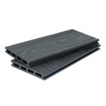 Террасная доска SINGARAJA 140х20х2900 Черный (3D + 3D NEW)