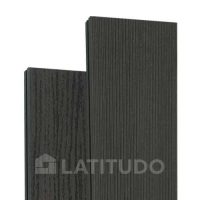 Террасная доска Terrapol Smart 130х22х3000 Черное дерево Полнотелая