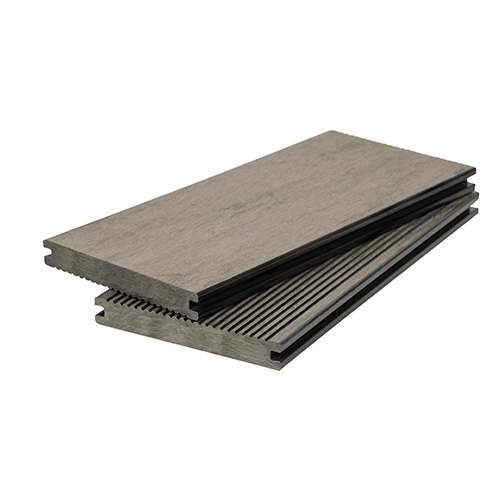 Террасная доска VELVET BRUSHING MIX COLOR 140х20х2900 Серый Полнотелая