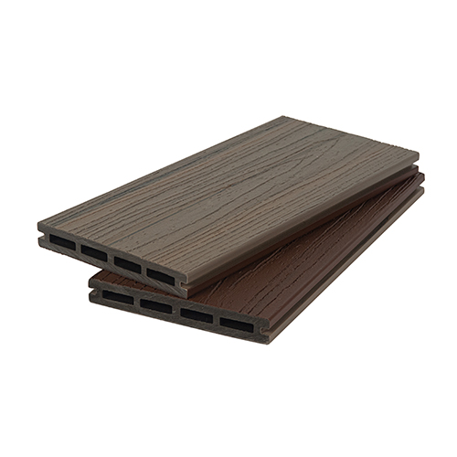 Террасная доска 3D co-extrusion NUSADUA 140х20х2900 Шоколад / Светло-серый