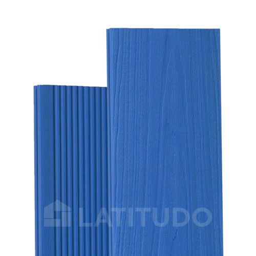 Террасная доска Terrapol Praktik 147х23х3000 Лазурит (Моноколор)