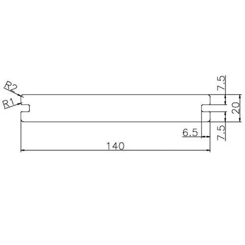 Террасная доска SINGARAJA 140х20х2900 Темно-коричневый (3D + вельвет) Полнотелая
