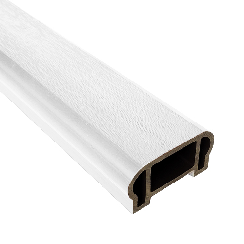 Перила Woodvex Select White co-extrusion (белый) фигурные 95х50х3000