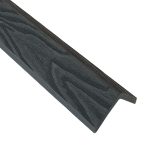 Угол EasyDecking Wood-Х 50х50х3010 Черное дерево 3D