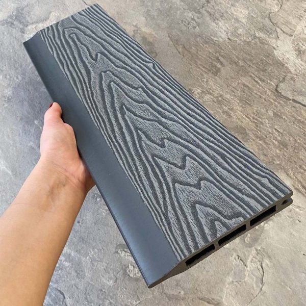 Заборная панель шип-паз EasyDecking Wood-X 146х20х3010 Серый 3D