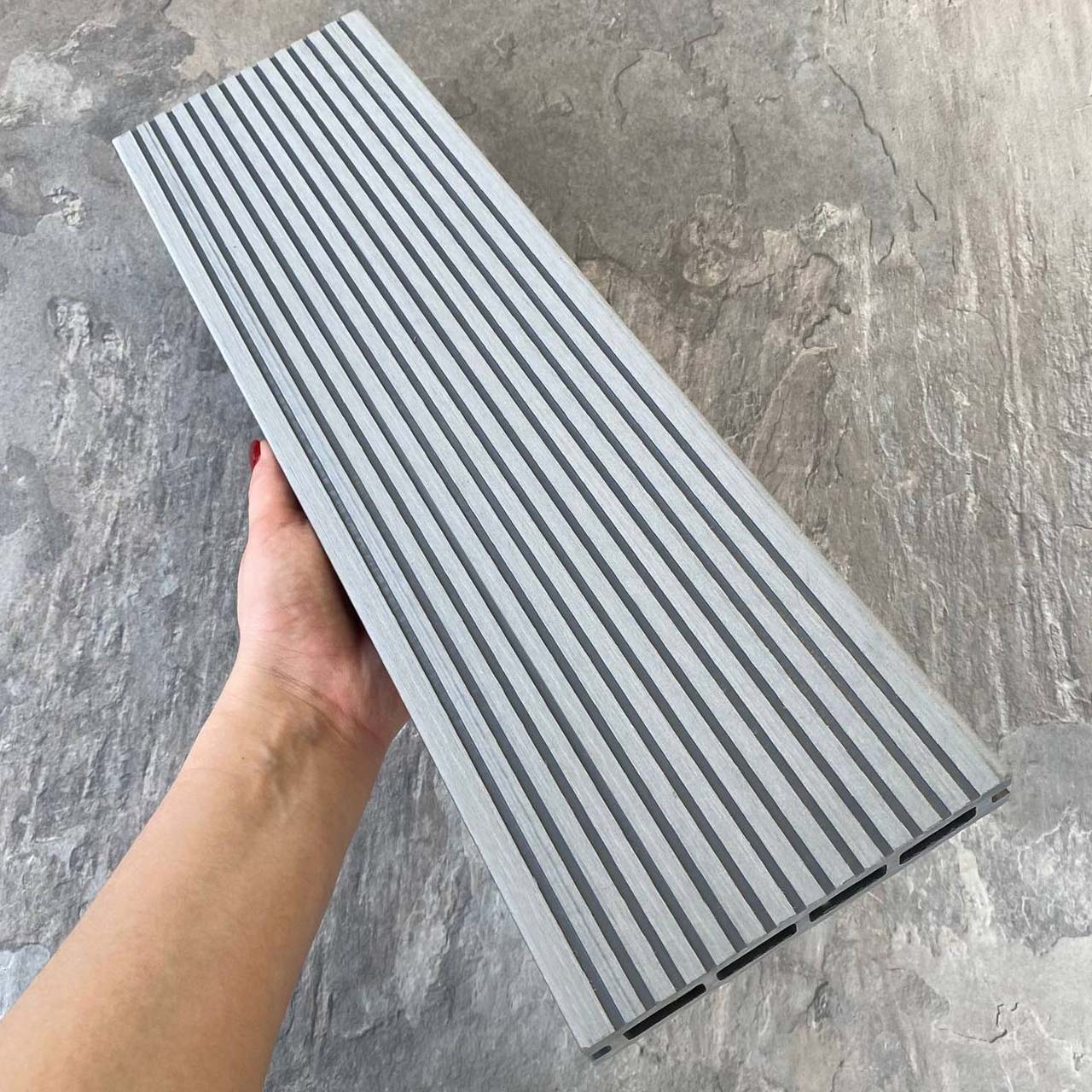 Террасная доска Latitudo Optima 146х24х3000 Серый Террасная доска Latitudo Optima 146х24х3000 Серый