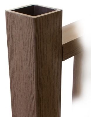 Столб Woodvex Select 100х100х3000 Темно-коричневый