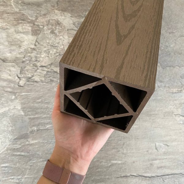 Столб опорный NEXTWOOD 120х120х3000 Темно-коричневый