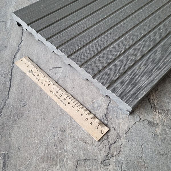 Ступень ДПК Latitudo Step-320 320х24х4000 Серый Полнотелая