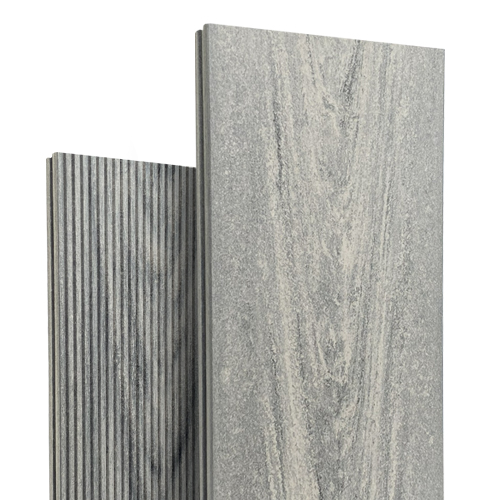 Террасная доска Bruggan Multicolor 140х19х3000 Серый (Grey) Полнотелая