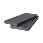 Террасная доска SINGARAJA 140х20х5800 Черный (3D + вельвет) Полнотелая