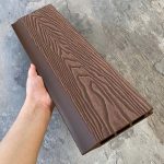 Заборная панель шип-паз EasyDecking Wood-X 146х20х3010 Коричневый 3D