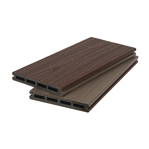 Террасная доска 3D co-extrusion NUSADUA 140х20х2900 Шоколад / Светло-серый