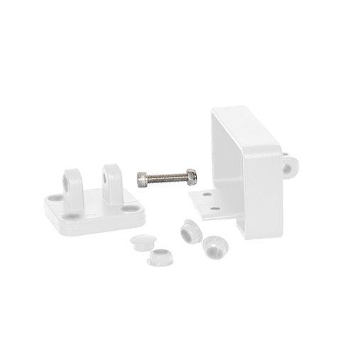 Крепеж алюминиевый для перил (поворотный) NUSADUA PG 78х48х85 Белый