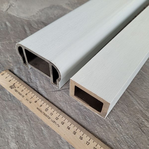 Перила Woodvex Select White co-extrusion (белый) фигурные 95х50х3000