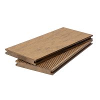 Террасная доска VELVET BRUSHING MIX COLOR 140х20х5800 Бежевый Полнотелая