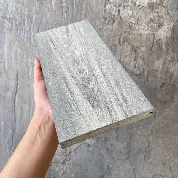 Террасная доска Bruggan Multicolor 140х19х3000 Серый (Grey) Полнотелая