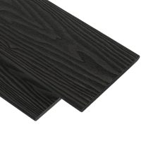 Заборная доска 3D Wood 130х11х3000 Black