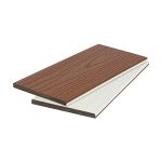 Универсальная заборная доска 3D co-extrusion NUSADUA 140х11х2900 Песочный / Белый