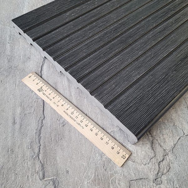 Ступень ДПК Latitudo Step-320 320х24х4000 Графит Полнотелая