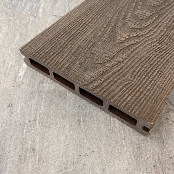 Террасная доска NEXTWOOD Vintage 146х24х3000 Multicolor Coffee (3D + вельвет)