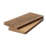 Террасная доска VELVET BRUSHING MIX COLOR 140х20х2900 Песочный Полнотелая