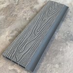 Заборная панель шип-паз EasyDecking Wood-X 146х20х2210 Серый 3D