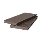 Террасная доска SINGARAJA 140х20х2900 Темно-коричневый (3D + вельвет) Полнотелая