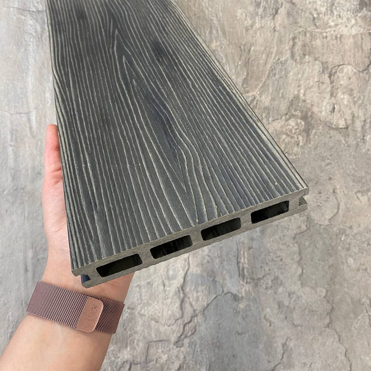 Террасная доска NEXTWOOD Expert 146х24х3000 Multicolor Gray (3D с двух сторон)