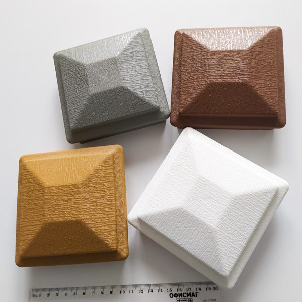 Крышка верхняя Woodvex White co-extrusion (белая) 125х125