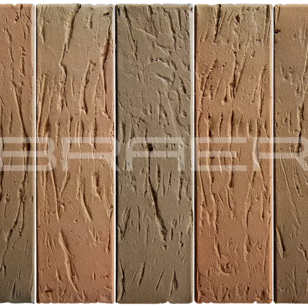 Облицовочный кирпич БРАЕР Баварская кладка, риф, 1 НФ