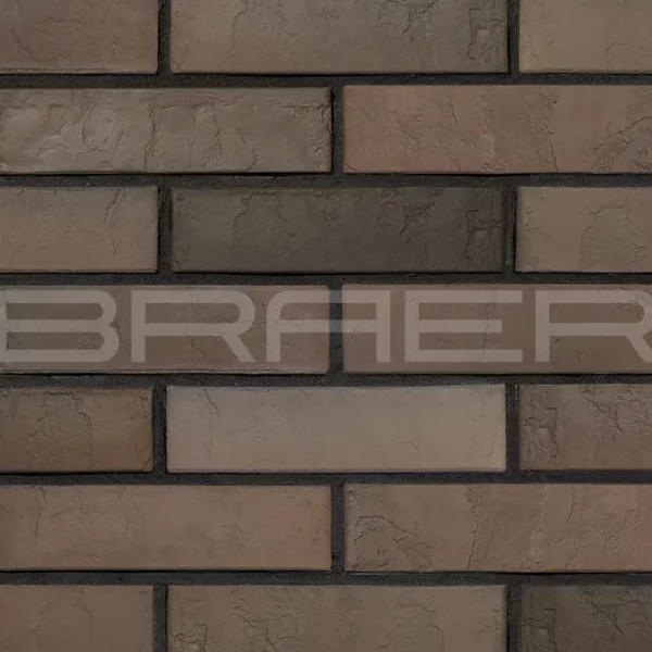 Облицовочный кирпич БРАЕР кладка Мокко, терра, 1 НФ