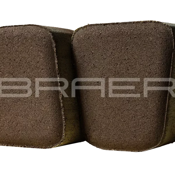 Тротуарная плитка Классико круговая, Коричневый, 60 мм