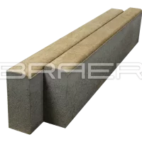 Бордюрный камень Бордюр дорожный БР 100.30.15, Серый