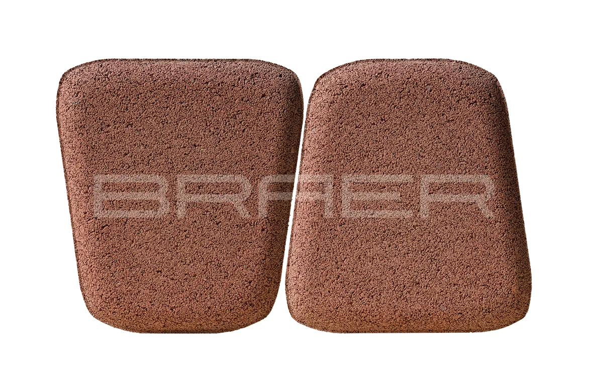 Тротуарная плитка Классико круговая, Винный, 60 мм Тротуарная плитка Классико круговая, Винный, 60 мм