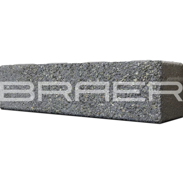 Тротуарная плитка Ригель 2.0, Гранит на черном Select, 60 мм