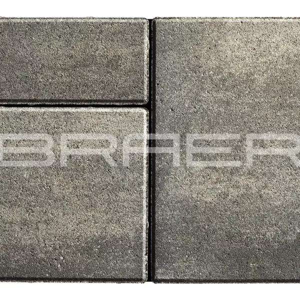 Тротуарная плитка Старый город Ландхаус, Color Mix Туман, 80 мм