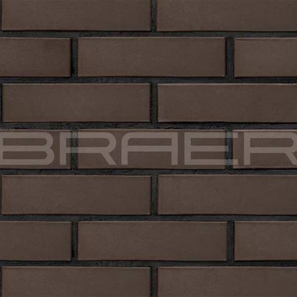 Облицовочный кирпич Коричневый, гладкий, 1 НФ