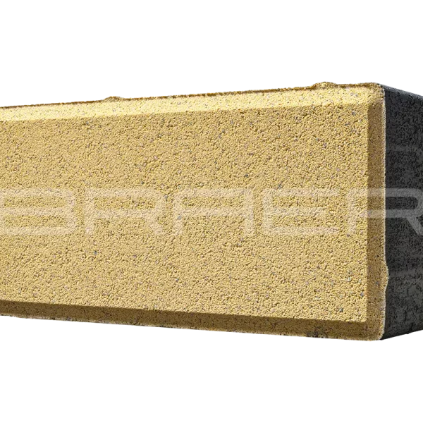 Тротуарная плитка Прямоугольник, Песочный, 40 мм