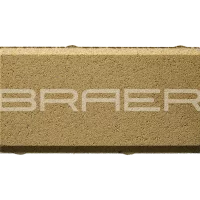 Тротуарная плитка Прямоугольник, Серый, 60 мм